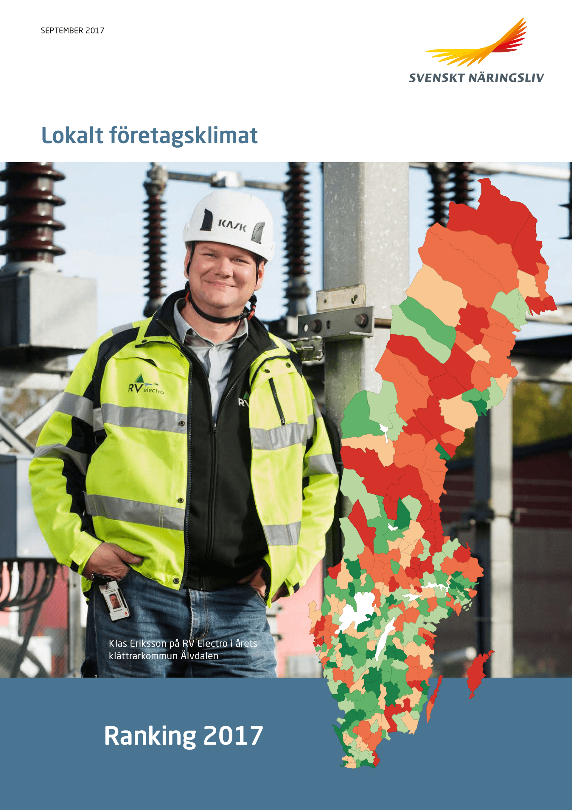 Lokalt företagsklimat ranking 2017