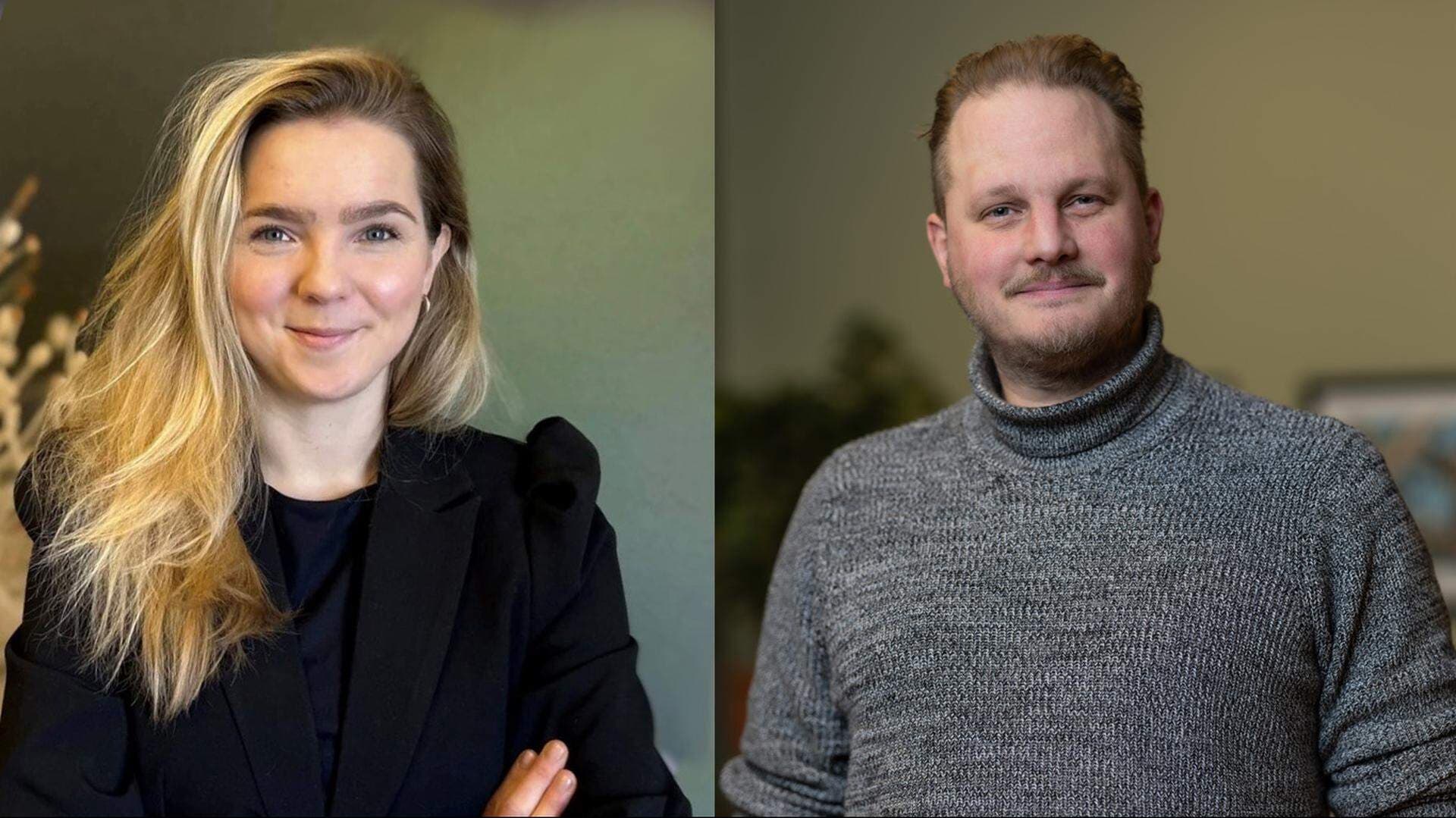 Kerstin Gauffin, näringslivsstrateg och Per Sverkersson, KSO i Heby kommun